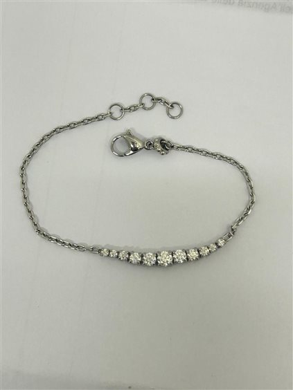 Bracciale John Richmond Donna in Titanio Diamante Lab Grown 0.97 Ct JRETB20WW - JRETB20WW